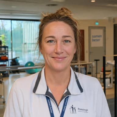 Ergotherapeut, ergotherapeut in een revalidatiecentrum