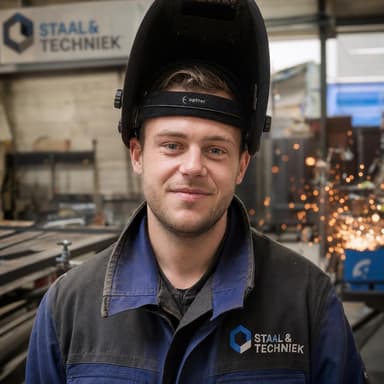 Lasser, gecertificeerd lasser in de metaalindustrie