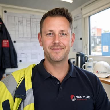 Werkvoorbereider, werkvoorbereider bij een aannemer